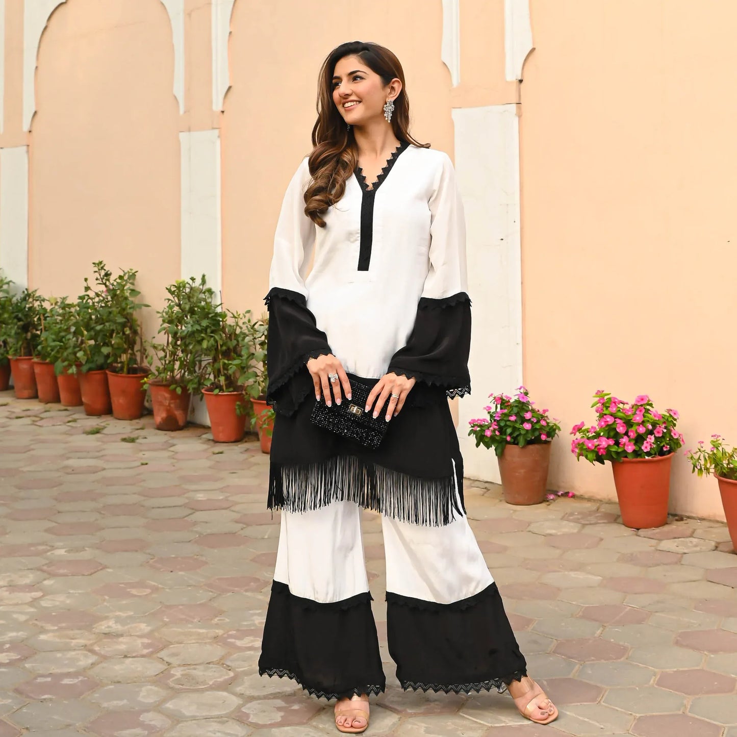Black & White Co-Ord Set